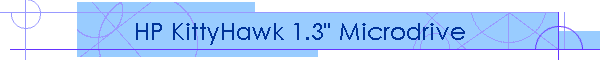 HP KittyHawk 1.3" Microdrive